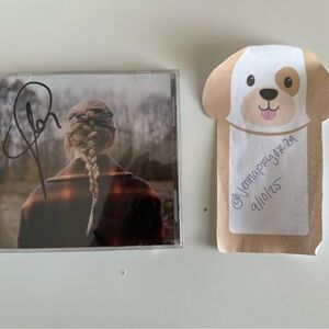 Taylor Swift SIGNED EVERMORE- opened.